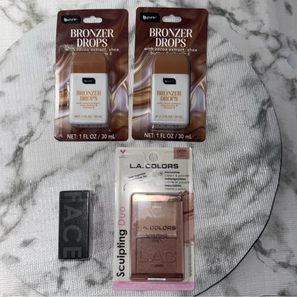 Bronzer & Contour Bundle‎ b-pure Bronzer Drops L.A. Colors Focallure New